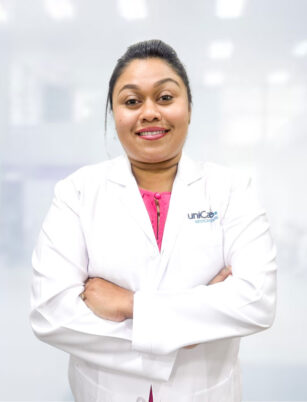Dr sashini gamalath general practitioner at unicare dubai mankhool